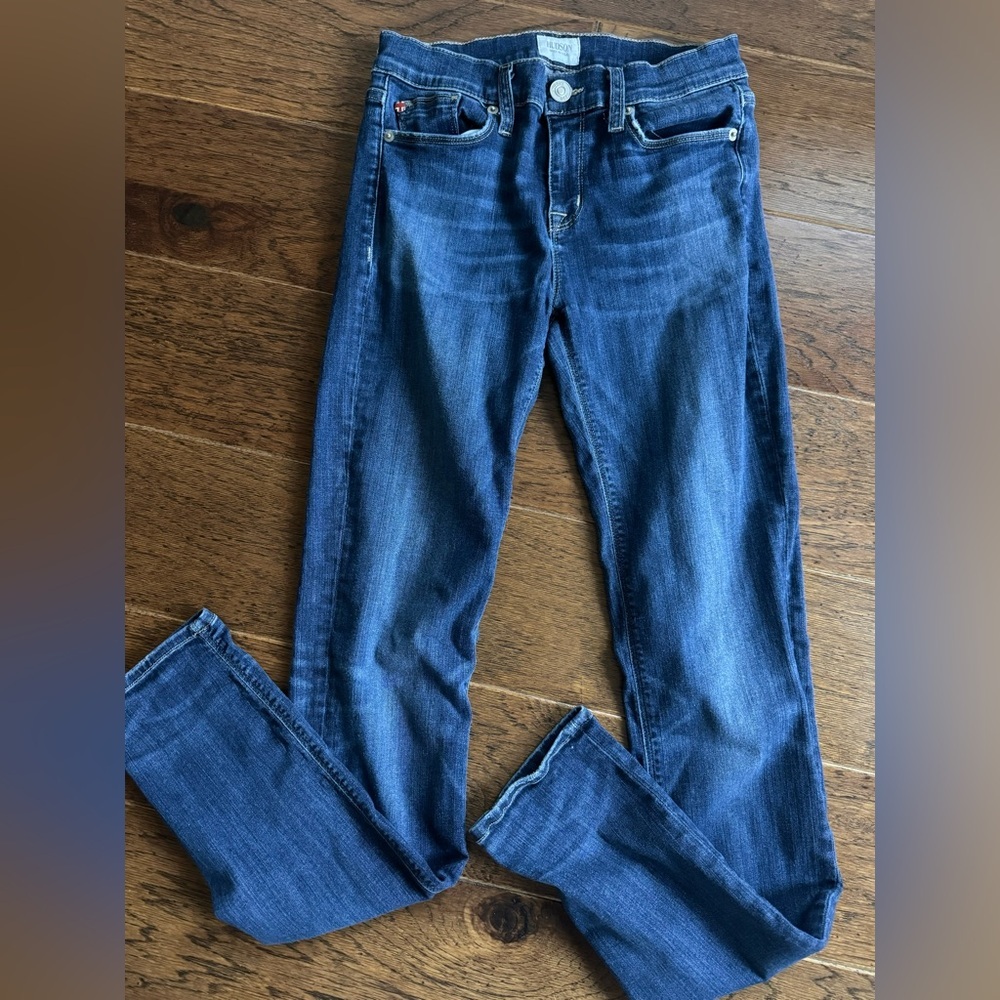 Hudson Colette Jeans Womens Size 27 Skinny Mid Rise Stretch Medium Washed Denim - Picture 1 of 4